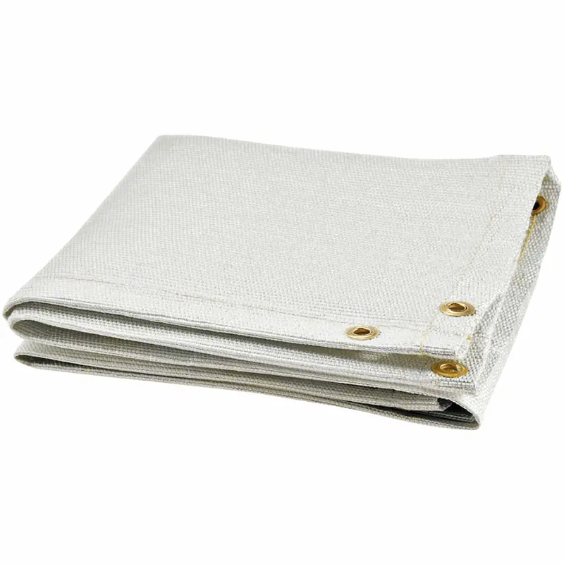 10-Foot Square White 35-Ounce Fiberglass Welding Blanket 1