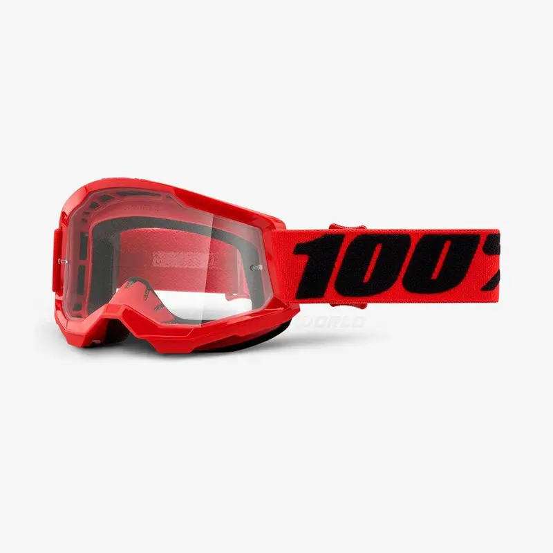 100% Strata 2 Youth Motorcycle Helmet With Integrated Goggles 3