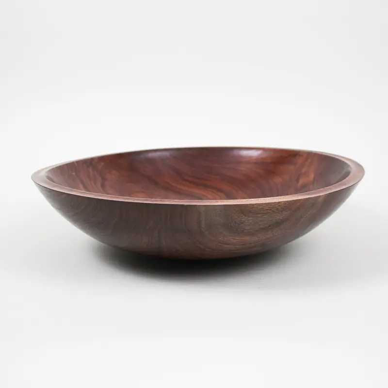 15-Inch Walnut Wood Bowl 1