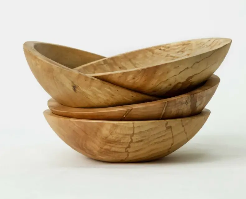 18-Inch Ambrosia Maple Round Serving Bowl 1