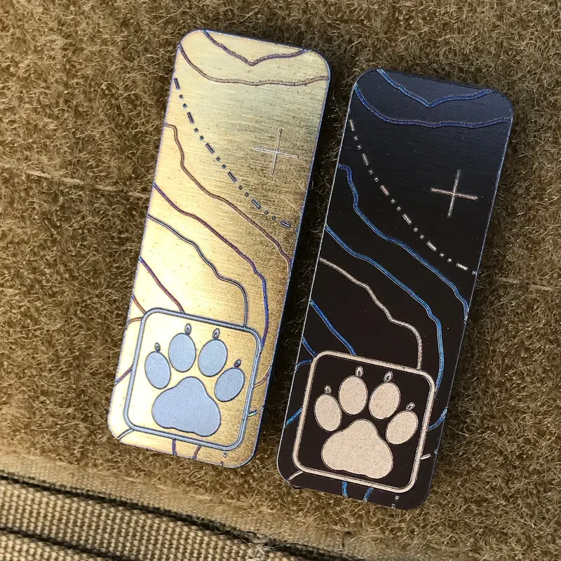 2-Inch Paw Topo Titanium Totem 1