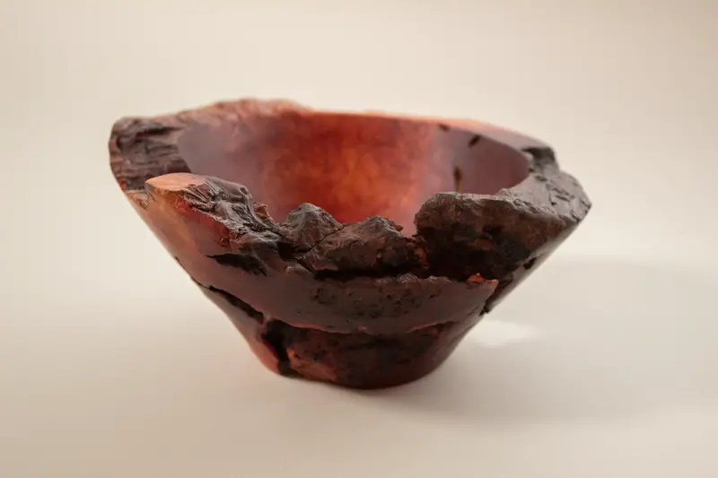 5.75-Inch Manzanita Burl Hollow Form Vessel 1