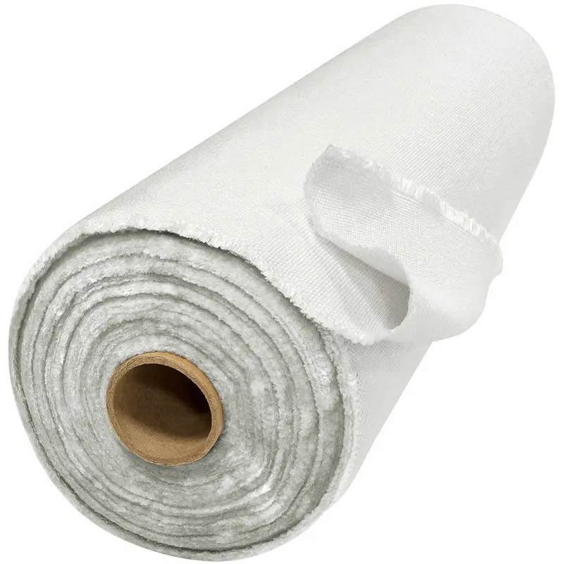 60-Inch By 50-Yard White 35-Ounce Fiberglass Welding Blanket Roll 1