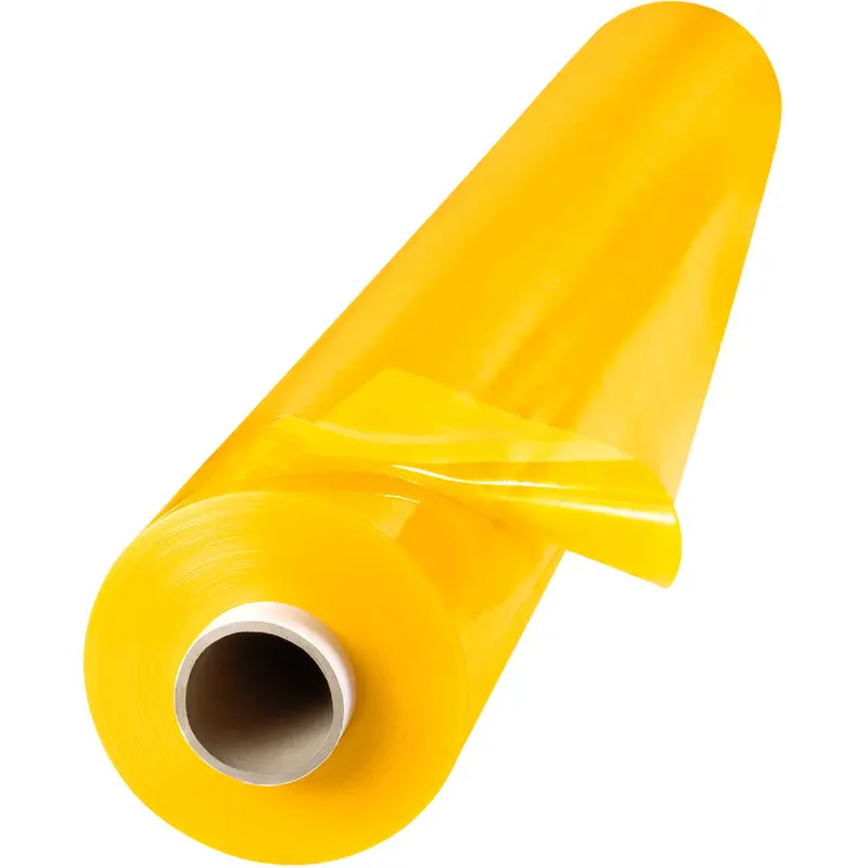 60-Inch X 81-Yard Yellow Tinted Vinyl Welding Curtain Roll – 14 Mil Flame-Retardant, Ungrommeted 1