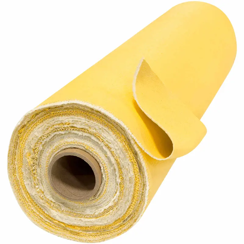72-Inch By 50-Yard Heavy-Duty Gold Acrylic-Coated Fiberglass Welding Blanket Roll 1
