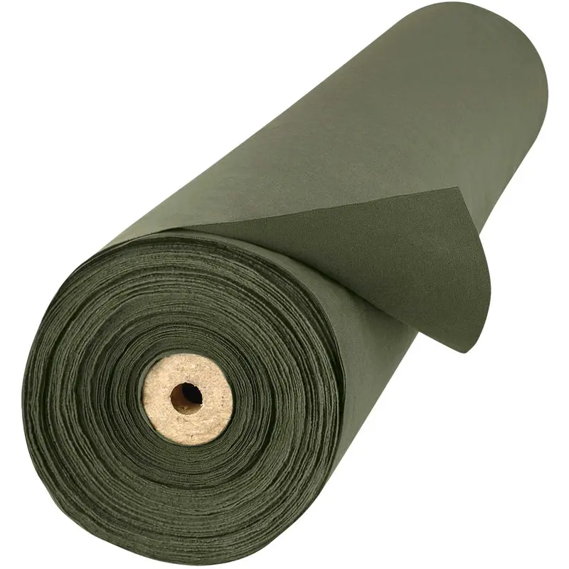 72-Inch X 100-Yard Olive Green Welding Curtain Roll — 12 Oz Flame-Retardant Canvas Duck 1