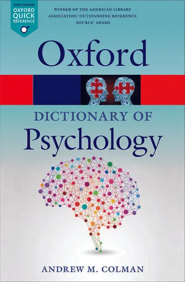 A Dictionary Of Psychology – Andrew M. Colman – Revised Edition 1