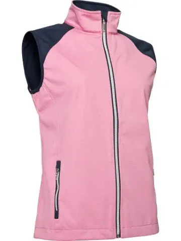 Abacus Arden Softshell Golf Vest In Rhubarb – Women’S Size L, $109 1