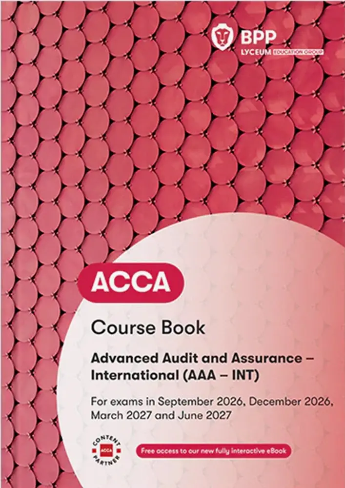 Acca Aaa (Int) Course Book – 2027 Syllabus Edition (Valid Until June 2027) – Isbn 9781035536498 1