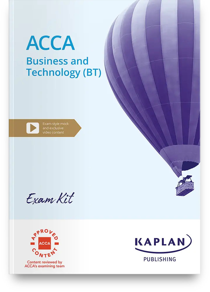 Acca Bt (Business And Technology) Exam Kit 2026 | Valid Through August 2026 | Isbn 9781839966194 | Kaplan 1