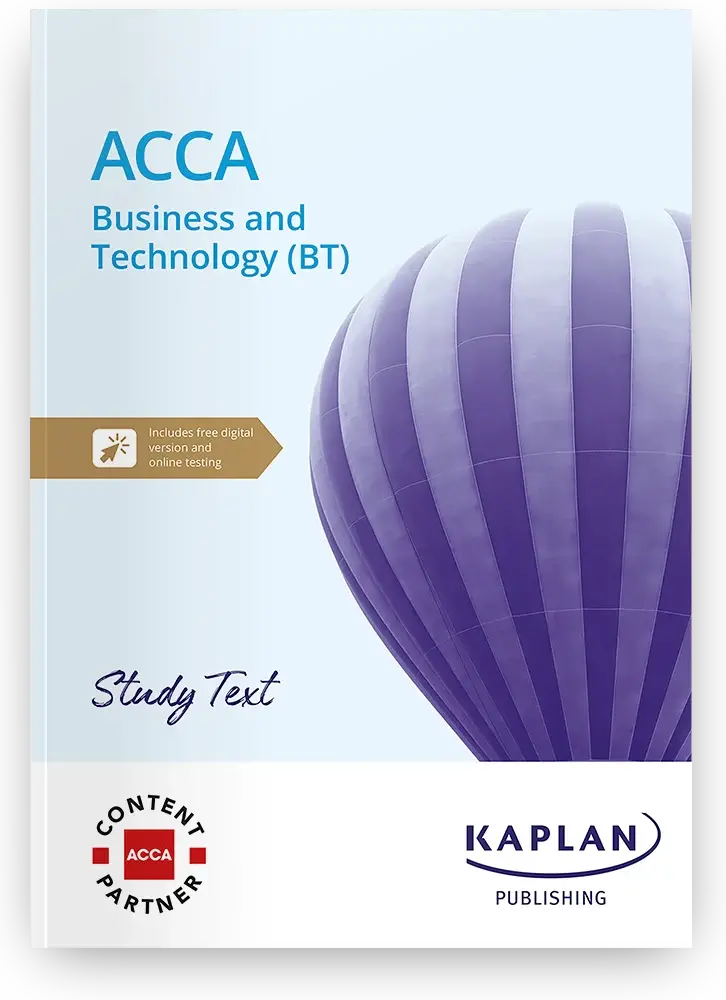 Acca Bt (Business And Technology) Study Guide 2026 | Valid Through August 2026 | Isbn 9781839962080 | Kaplan 1