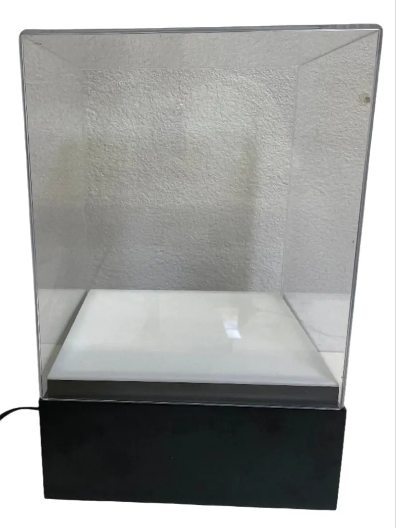 Acrylic Display Riser Kit – 4-Inch Base With 12-Inch Protective Cover 1