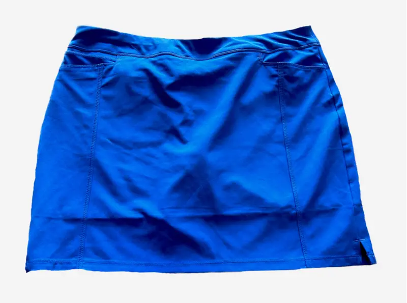 Adidas Adistar Women'S Blue Pull-On Golf Skort – Size L, $70 1