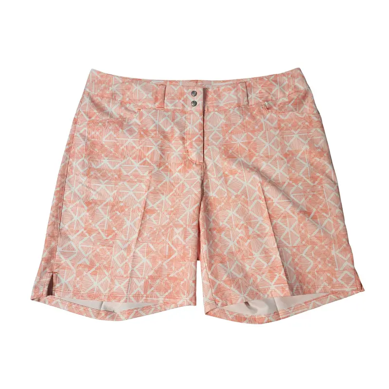 Adidas Coral Printed Women’S Golf Shorts – Size 10, $65 1