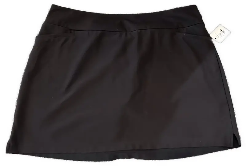 Adidas Women'S Black 18-Inch Golf Skort – Size Xl 1