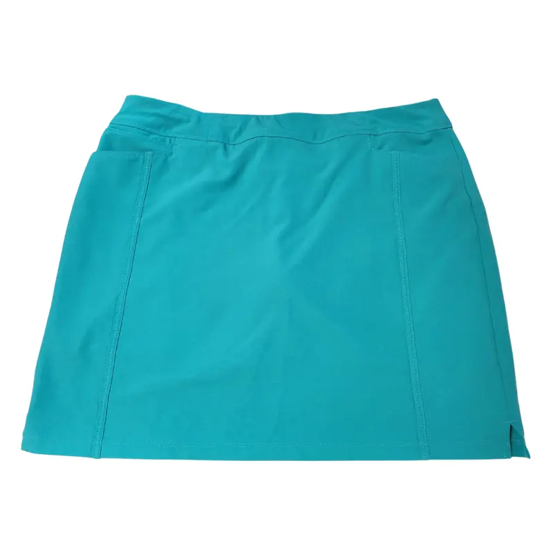 Adidas Women'S Teal Solid Golf Skort – Size L, $75 1