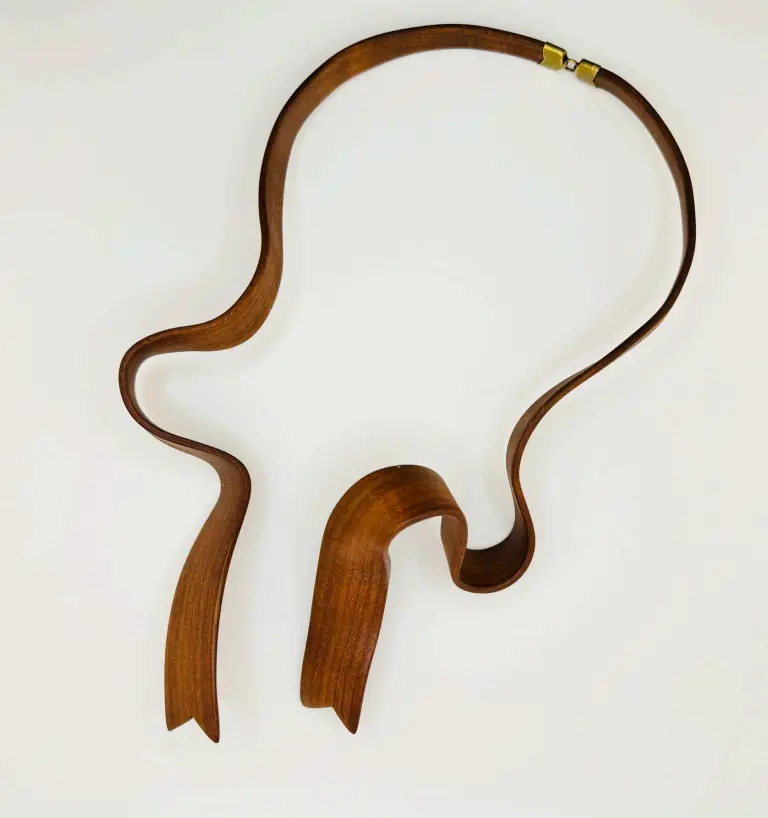 Adjustable Ribbon Choker Necklace – Lightweight Fabric Accent 1