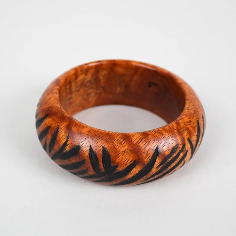 Afzelia Xylay Black-Textured Bracelet 1