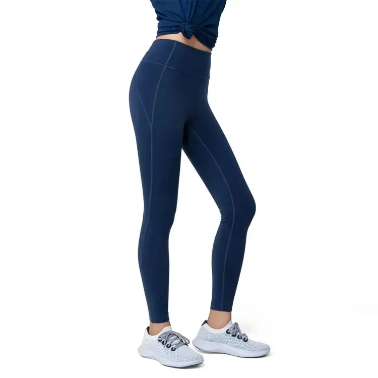 Allbirds Women’S Navy Natural-Fiber Leggings 1