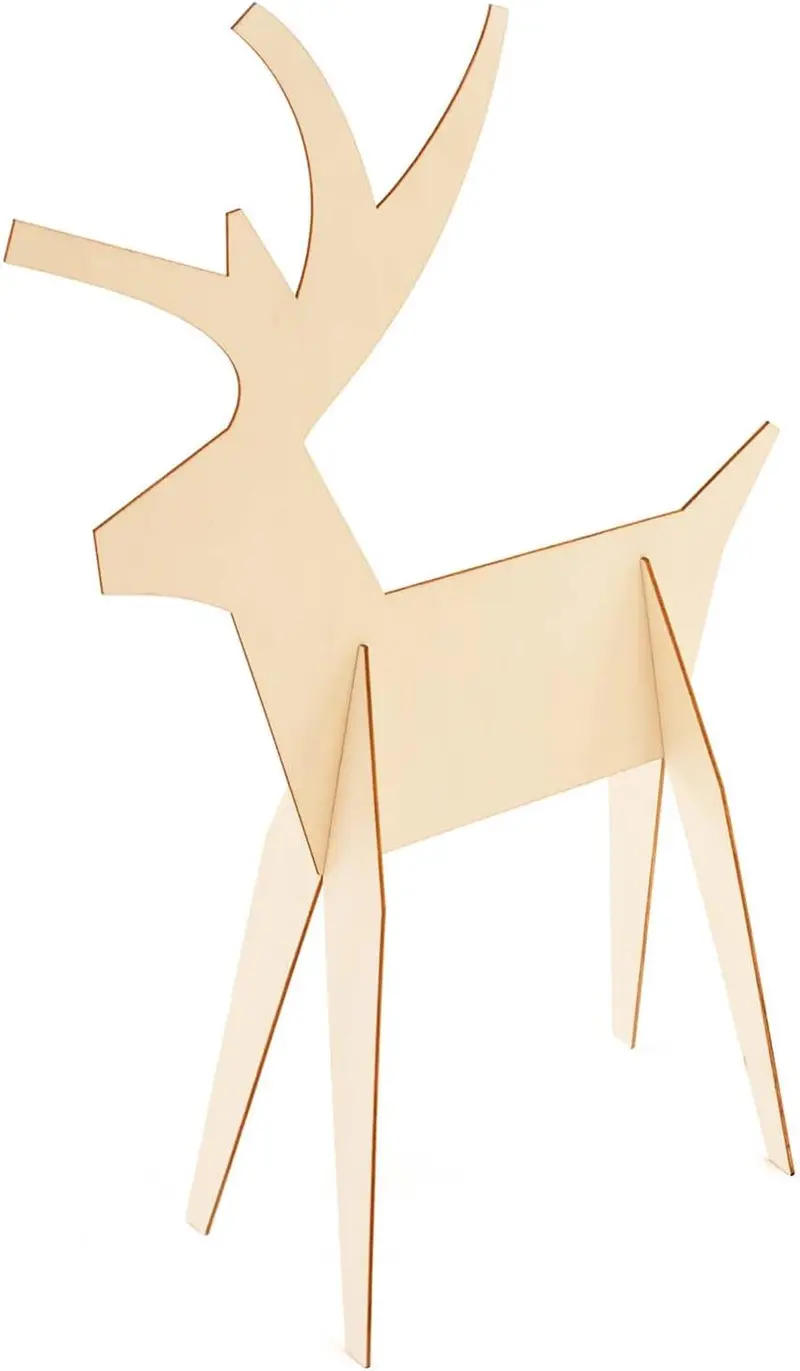 Alpine Reindeer Figurine – Large Sculpture 1