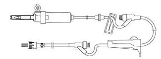 Amsino 15-Drop Needleless Iv Administration Set 1