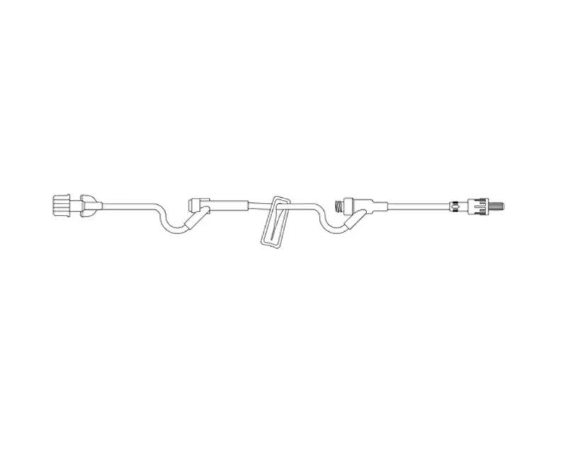 Amsino 6-Inch Iv Extension Set – Female Luer, Pre-Pierced Y-Site, Slide Clamp 1