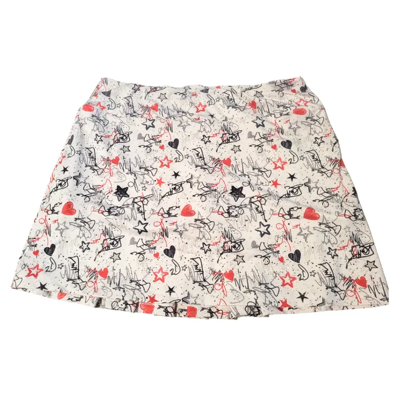 Amy Sport Scribble Print Golf Skort – Xl Fit 1