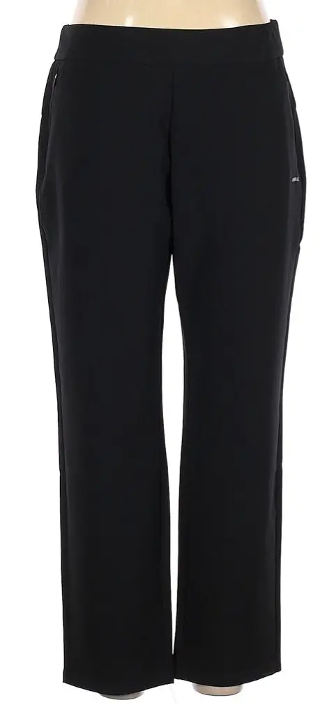 Annika By Cutter & Buck Black Pull-On Golf Ankle Pants 1