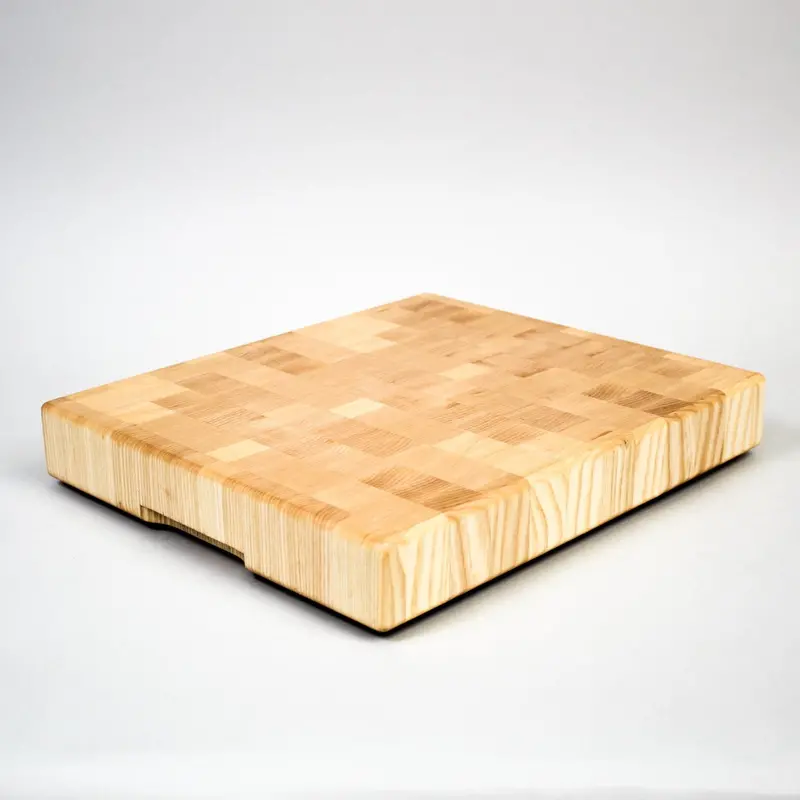 Ash End Grain Cutting Board – 12" × 14" × 2" Professional Grade 1