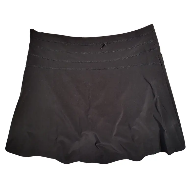 Athleta All Day Skort In Black – Lightweight Women'S Golf Skort With Comfort Waistband, Size 8 1