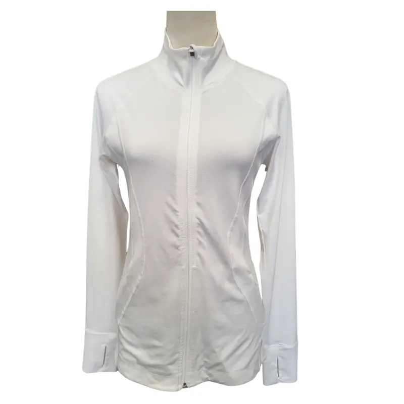 Athleta White Tall Full-Zip Running Jacket – Women'S Lightweight Layer 1