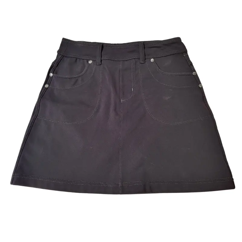 Athleta Women'S Black Golf Skort – High-Waisted, Hidden Shorts, Size Xxs 1