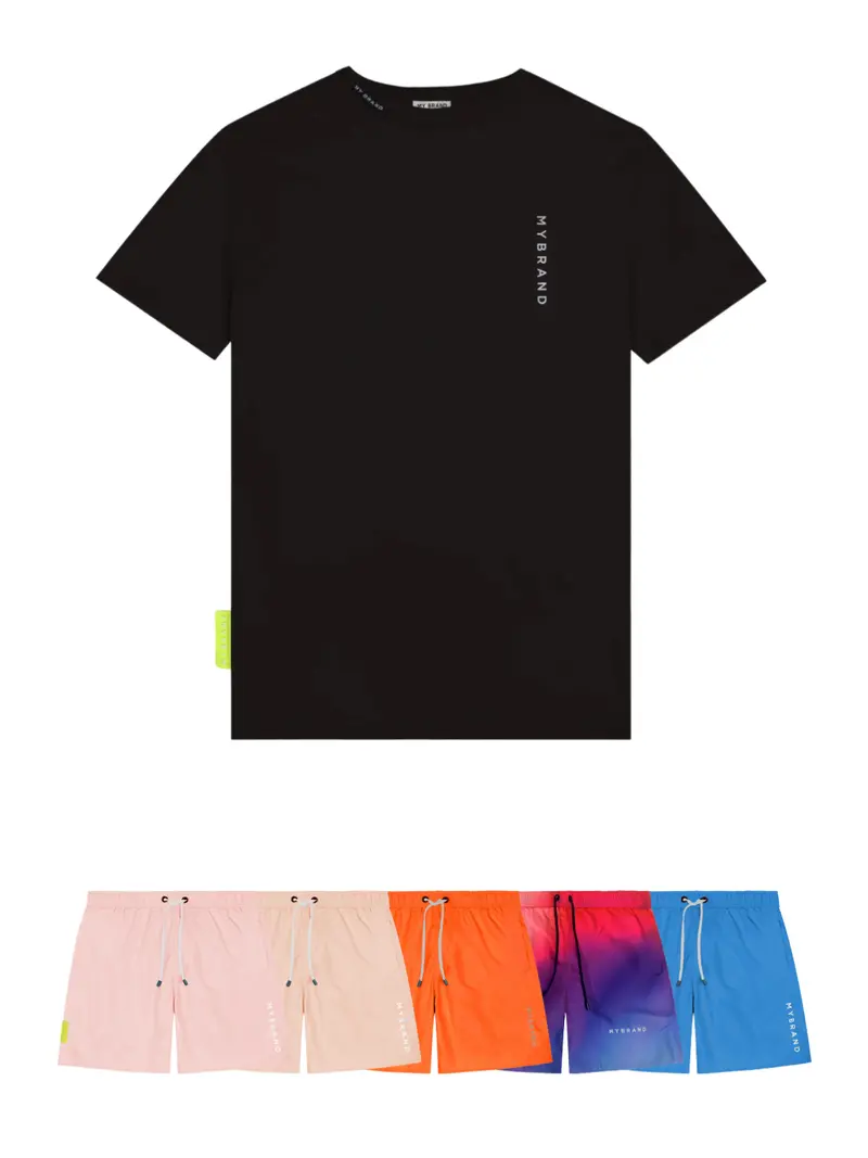 Basic Swim Capsule T-Shirt In Black 1