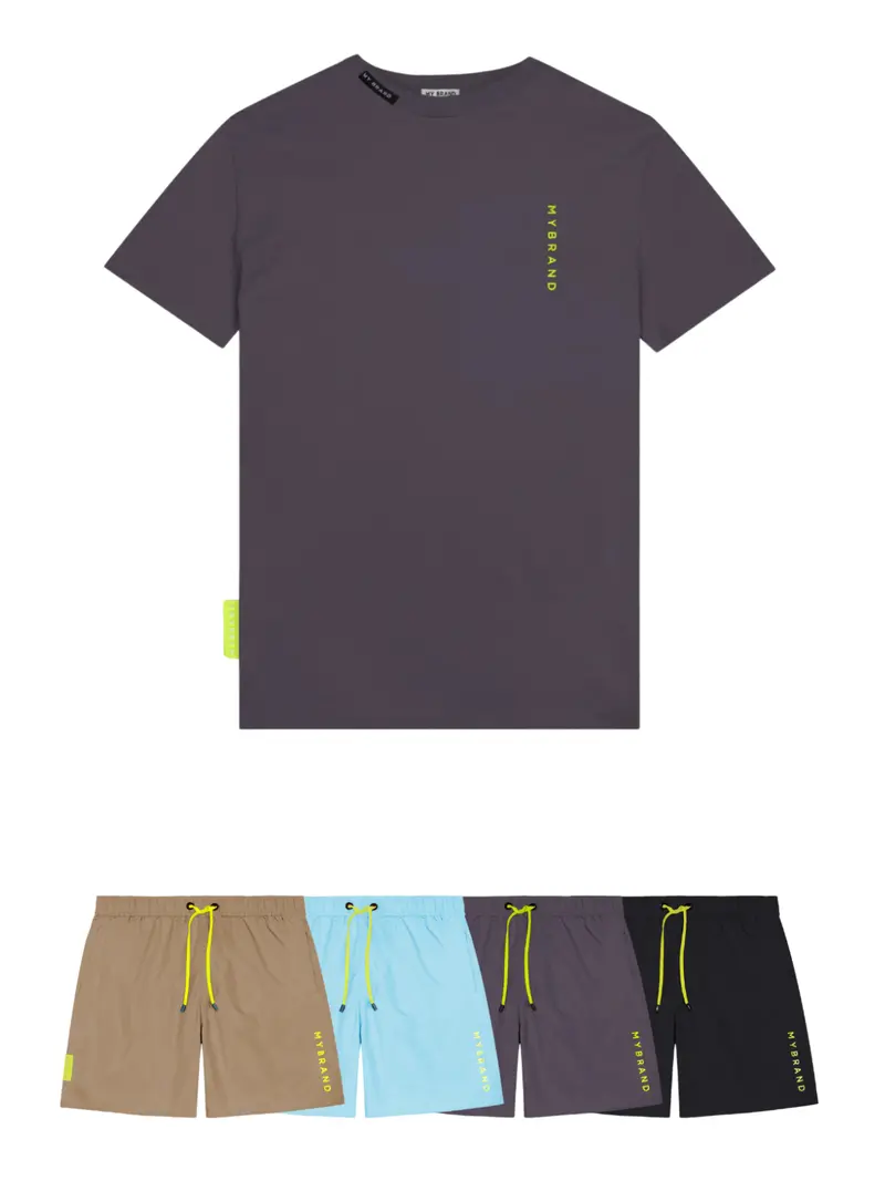 Basic Swim Capsule T-Shirt In Grey 1