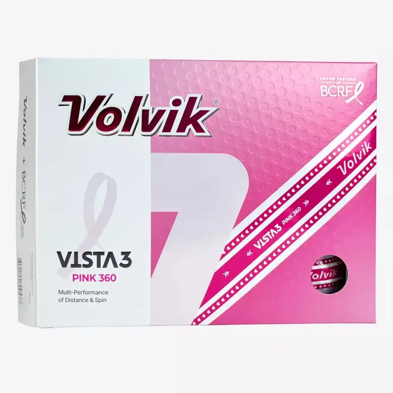 Bcrf Volvik Vista 3 360 Pink Golf Balls – 3-Pack, Limited Edition 1