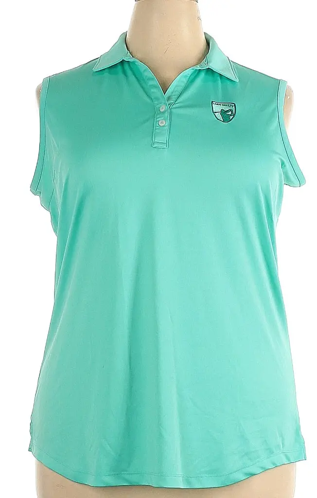 Bermuda Sands Green Sleeveless Golf Polo – Size 2Xl, Effortless Wear 1