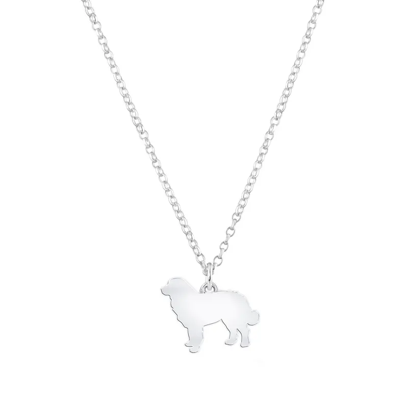 Bernese Mountain Dog Pendant Necklace – Artisan Silver 1