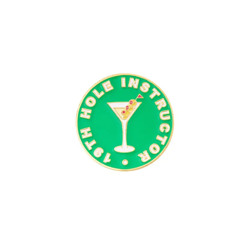 Birdie Girl '19Th Hole Instructor' Golf Ball Marker 1