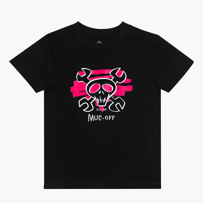 Black Crossbones Graphic Kids T-Shirt 1