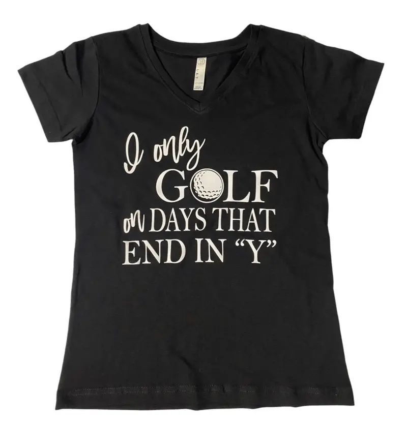 Black ‘Days That End In Y’ Graphic Tee For Women 1