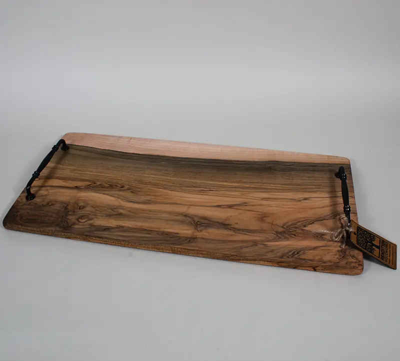 Black Maple Serving Board For Cheese And Charcuterie 1
