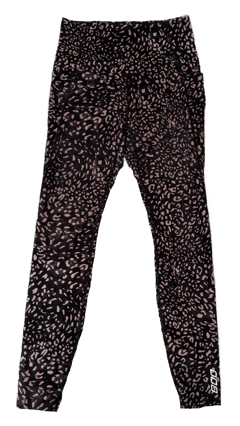 Black & Tan Cheetah Print Leggings By Lorna Jane – Size M, $72 1