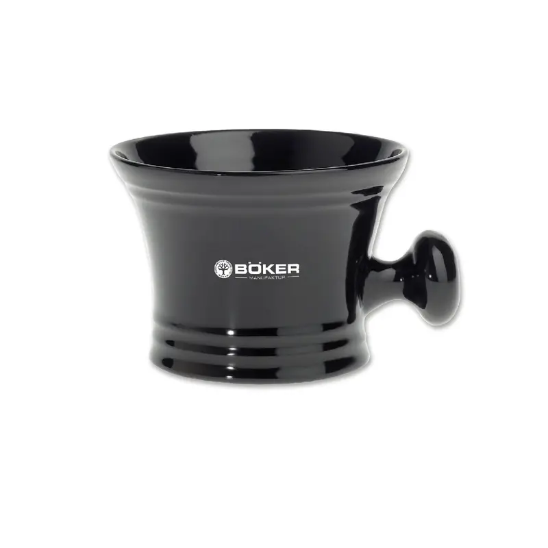 Boker Porcelain Shaving Bowl With Knob Handle – Classic Design 1