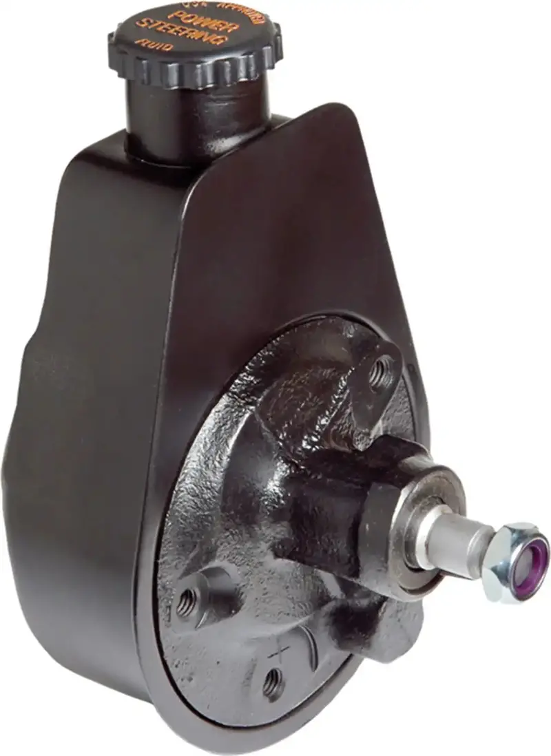Borgeson Saginaw Power Steering Pump – Self-Contained, Black-Painted Unit For Mustang Applications (800312) 1