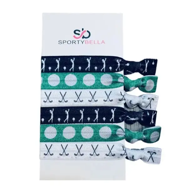 Born To Rally Golf-Inspired Hair Ties – Pack Of 3 1