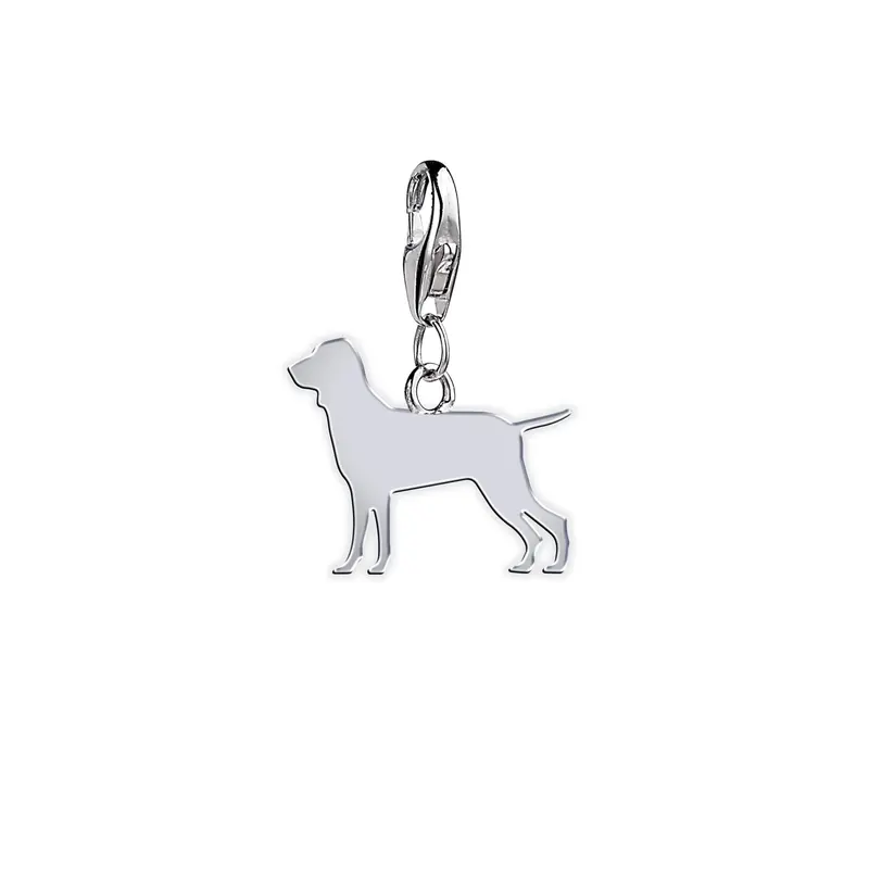 Bracco Italiano Profile Pendant – Artisan Silver Craft 1