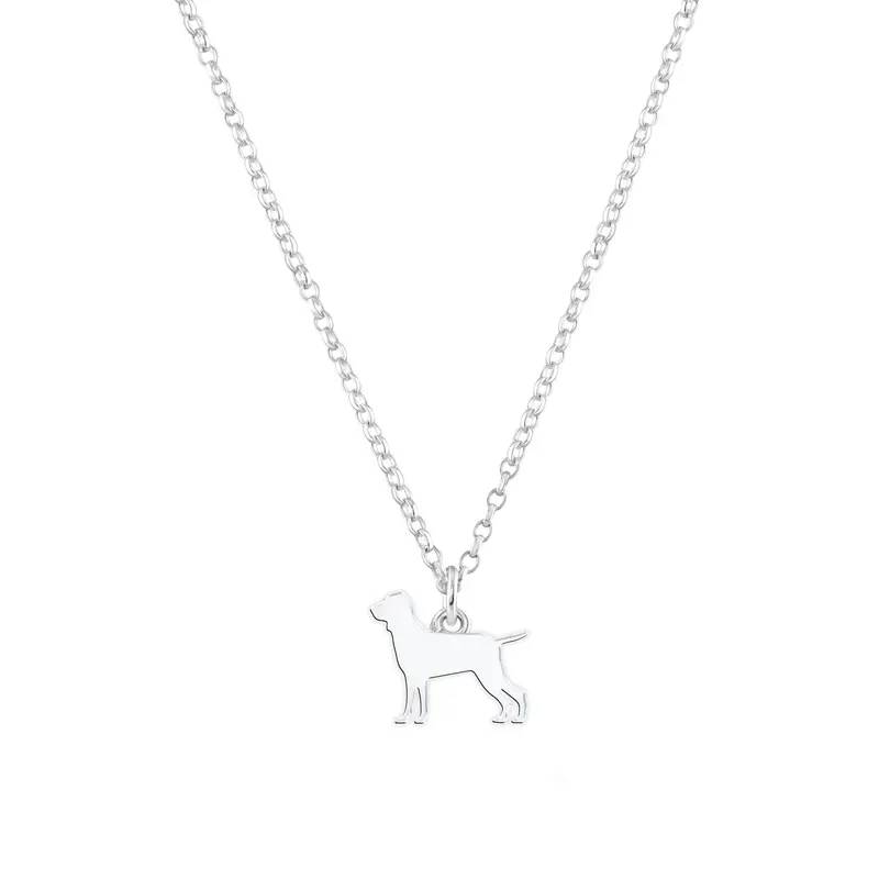Bracco Italiano Signature Necklace – Custom Silver Pendant 1