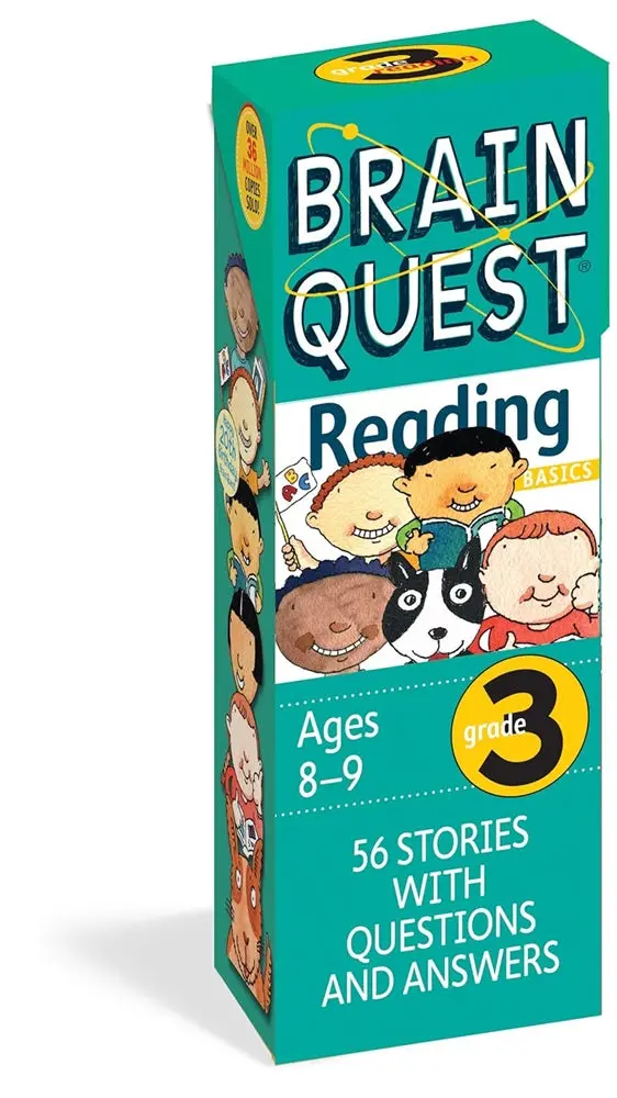 Brain Quest Reading Cards: Grade 3 Comprehension & Vocabulary Practice Isbn 9780761141419 1