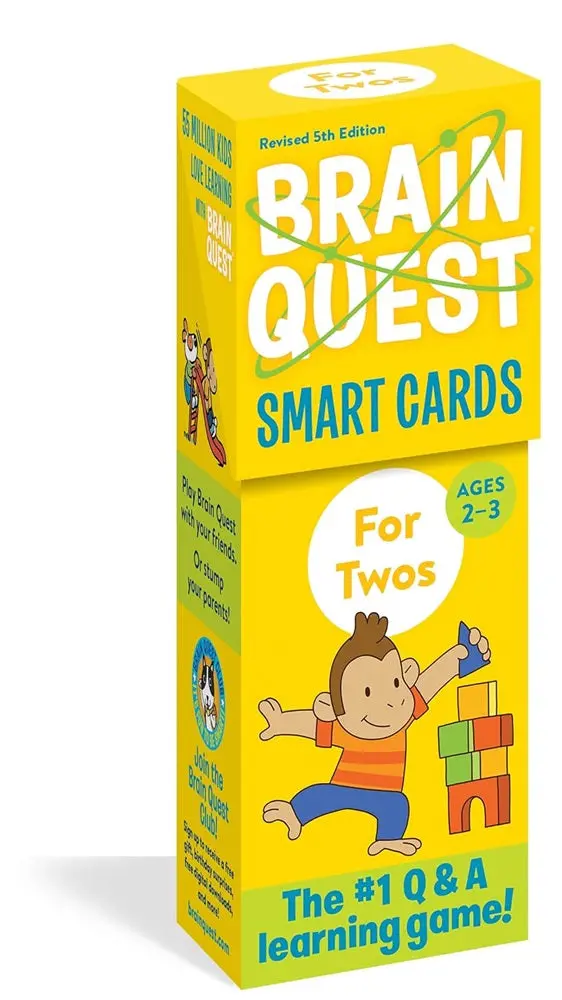 Brain Quest Smart Cards: For Twos – Revised 5Th Edition Early Development Flashcards Isbn 9781523517220 1