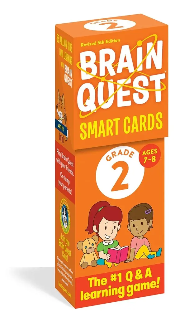 Brain Quest Smart Cards: Grade 2 Review Set – Revised 5Th Edition Educational Flashcards Isbn 9781523517275 1